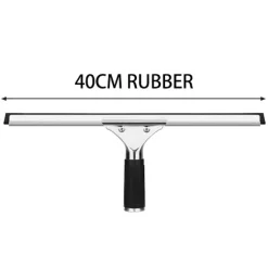 40 cm professionell fönsterskrapa, fönsterputsare, hushållsrengöringsskrapa, rengöringsskrapa för hushållsarbete, med flexibel R-FS-