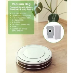 10 dammsugarpåsar till iRobot Roomba i7 i7+ i3 i3+ i4 i4+ i6 i6+ j7 j7+ i8 i8+S9 S9+ E5 E6 E7 Clean Base, ersättningsdammsugarpåse tillbehör till iRo | Fyndiq