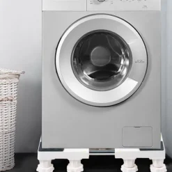 12 Fots Tvättmaskin Bas Stativ Hållare Rack starkt lager för automatisk tvättmaskin