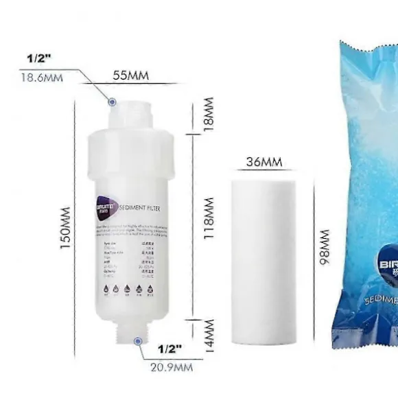 5' Förfilter Vattenfilter Tvättmaskin Filter OYZ