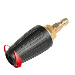 1.8 GPM 3000 PSI 035 Roterande Turbo Munstycke för Högtryckstvätt, 6.35mm Snabbkoppling Roterande Turbo Munstycke, Högtryckstvätt Tillbehörskit
