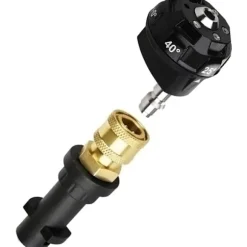 6 i 1 Högtrycks Roterande Turbo Munstycksadapter Multifunktionell Vattenpelare Skumpistol & Högtryckstvätt Pistol Adapter - Snabbkoppling Mässingsplugg | Fyndiq