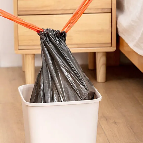 10 liters sopsäckar, sopsäckar med dragsko, 75 påsar -