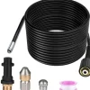 15 m slangrensare för Kärcher högtryckstvättar, kompatibel med K2-K7/HD/HDS[JSR]