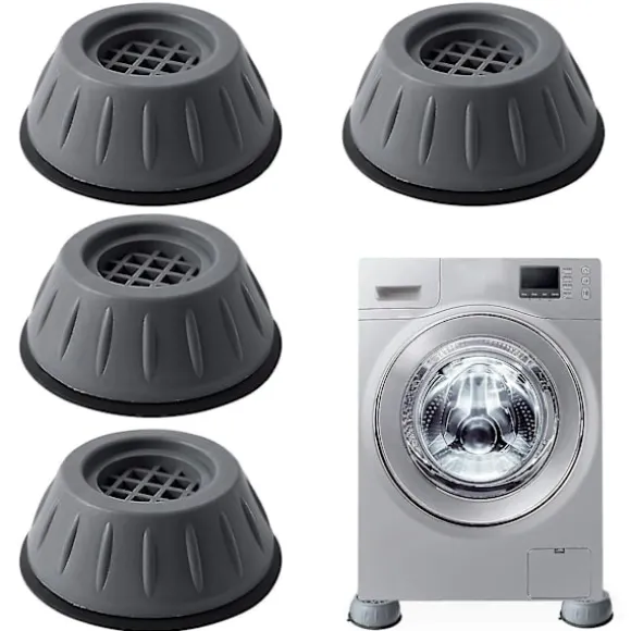 4 Pack Washing Machine Non-slip Feet Pad Vibration Damper Rubber Foot Pad