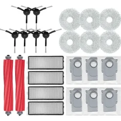 2025 Senaste Modell För Qrevo S, Qrevo Pro, Qrevo MaxV Robotdammsugare Huvudsidoborste Hepa Filter Moppduk Dammpåsar