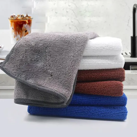 1 set rengöringsdukar, brun, 25*25cm, 5 stycken, Färg: Stil4