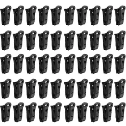 50 Sock Clips För Tvättmaskin Och Torktumlare, Tvättklämmor, Strumpeklämmor, Handduksklämmor För Tvätt, Strumpeklämma [DB]