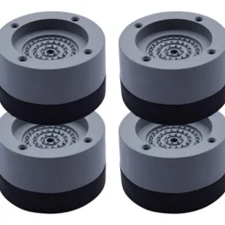 4 st Anti Vibrationskuddar Anti-Vibrationskudde Universal Tvättmaskin Föt Stabilisator Pede
