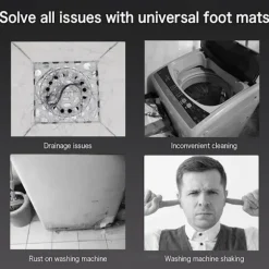 4 st Anti-Vibration Tvättmaskin Fot, Anti-Vibration Tvättmaskin