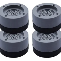 4 st Anti-vibrationsdynor Universal tvättmaskin Anti-vibrationsdynor Fötter Stabilisator Piedestal För tvättmaskin Kylskåp (hy)