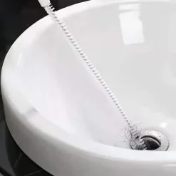 2 st avloppsborste för rengöring av avlopp Flexibel avloppshårfångare Borste för täppning av täppa till tvättställ (2 st)