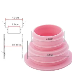 3 st avloppstvättmaskin, avloppsslang, deodorant, silikonpropp, tvättmaskin avloppsvatten