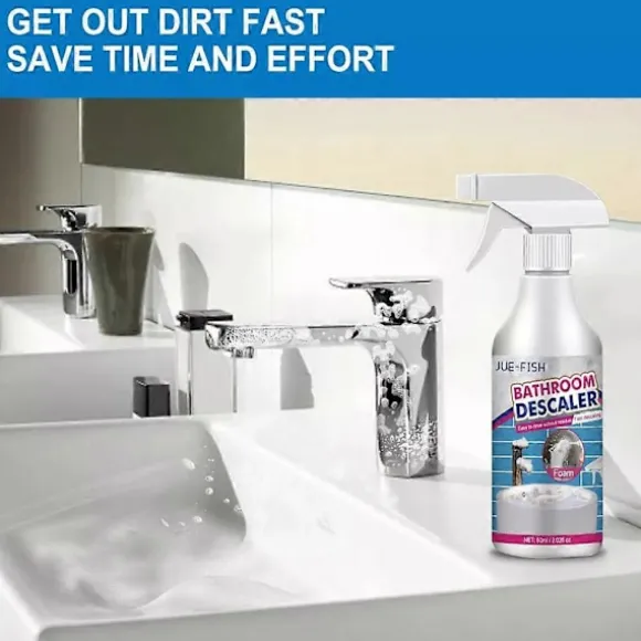 1-3 st Badrumsavskalningsspray, rengöringsmedel för envisa fläckar, avkalkningsmedel för badkar, toalett, dusch 2pcs