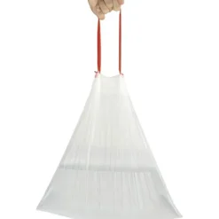 120 st 45cm*50cm transparenta sopsäckar med dragsko
