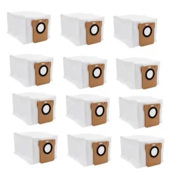 12 st Dammsugarpåsar för Xiaomi X10 / X10+ / X20+ / X20 Pro Dammsugare