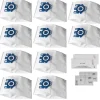 12 st Dammsugarpåsar kompatibla med Gn Airclean 3d Efficiency dammpåsar Ersättning Gn dammsugarpåse Par_tfrf