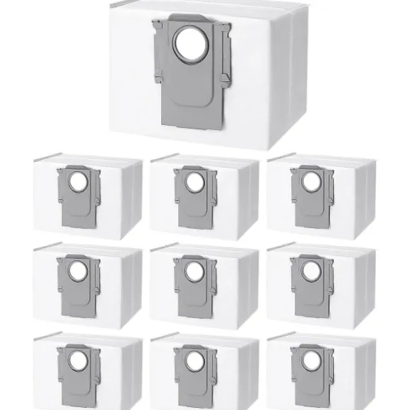 10 st dammsugarpåsar tillbehör för Xiaomi Roborock S8+/S8 Pro Ultra S7 MaxV Ultra/S7 Pro Ultra/Q7 robotdammsugare