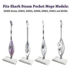 2 st Ersättningsmoppdynor Ångmopp Tygdynor Mikrofibermoppskydd för Hemmet