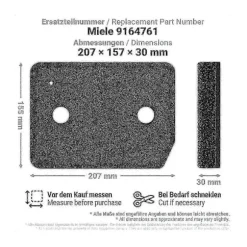 6 st filter för t1 torktumlare 9164761 reservdel för torktumlare walkbee szrh a-f [BR]
