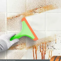 2 st Fönsterskrapor med Handtag, Flexibel Gummiskrapa, Duschtorkare, för Glas, Speglar, Bilrutor, Badrum, 15 cm