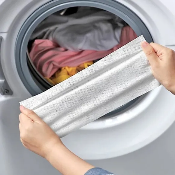 100 st färgfångare ark bevis färgabsorption papper anti tyg färgade blad tvätt färg kör bort ark i tvättmaskin