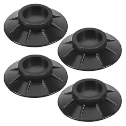 4 st Gummi Glidskydd Vibrationsdämpare Runda Fötter Sugkoppsbas för Tvättmaskin