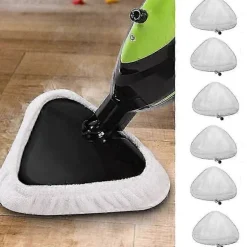 6 st H2o Ångmoppskydd Ersättning Tvättbar Duk Rengöringsduk [BR]