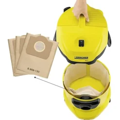 3 st Karcher dammsugarpåse dammuppsamlingspåse kar/cher 6.959-130.0 Fil