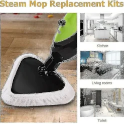 6 st Mikrofiber Ångmoppar Rengöringsdynor Ersättning Ångmopp Kompatibel För H2o X5 H20 Tvättbar [db]