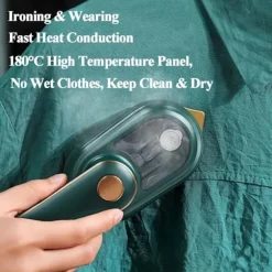 1 st Mini Steam Iron - Portable Ironing Machine 20s Quick Heating Ceramic Soleplate, Wet Ironing for Home and Travel