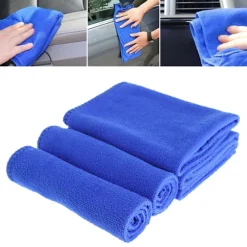 5 st Mjuka Absorberande Tvättlappar Bilvård Mikrofiber Rengöringshanddukar