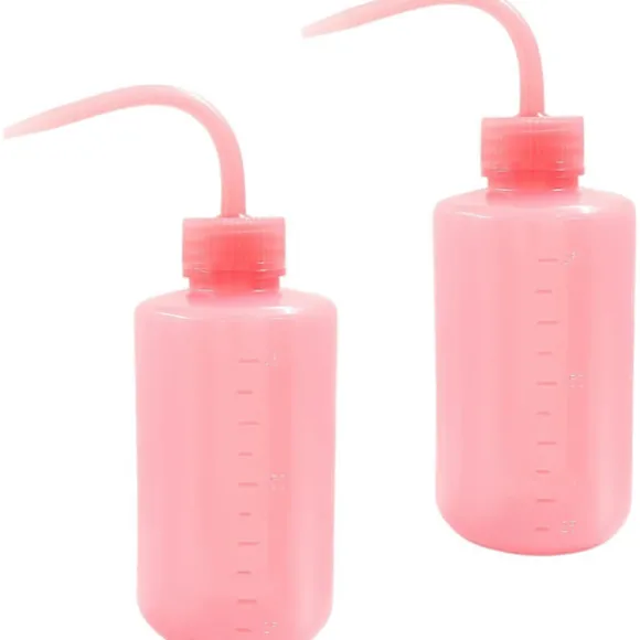 2 st 250ml Lab Tvättflaskor Plast Vatten Sprutflaska Säkerhets Sköljflaska