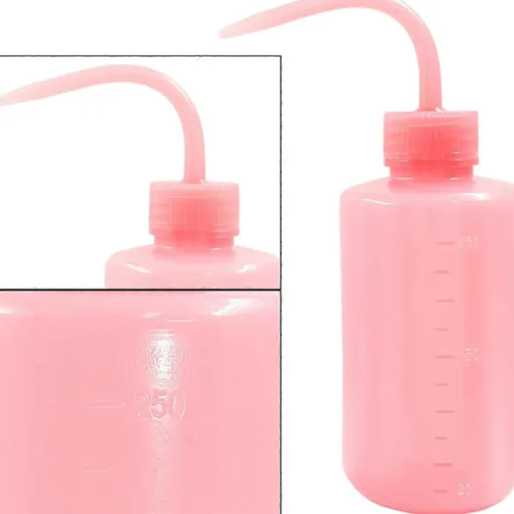 2 st 250ml Lab Tvättflaskor Plast Vatten Sprutflaska Säkerhets Sköljflaska