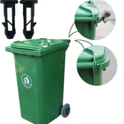 1/2 st Plast Hängsel Stift Plugg Länk Papperskorg Lock Fästverktyg För Rullkärra 65mm X 18mm 2PCS