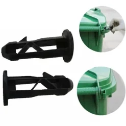 1/2 st Plastplugg Länk Fixering Soptunne Lock Gångjärnstapp 2 ST