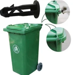 1/2 st Plastplugg Länk Fixering Soptunne Lock Gångjärnstapp 1 st