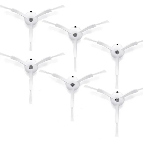 6 st SidoBorstar Ersättning för S6 S6 Pure S5 S5 Max S4 E4 E20 E25 E35 C10 S50 S51 Robotdammsugare