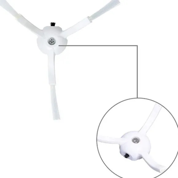 6 st SidoBorstar Ersättning för S6 S6 Pure S5 S5 Max S4 E4 E20 E25 E35 C10 S50 S51 Robotdammsugare