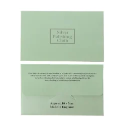 10 st Silver Polishing Cleaning Cloth Håller Smycken Rena Och Blanka Gröna
