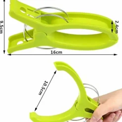 10 st Stora Strandhandduksklämmor för Solstol Stora Klädnypor Chunky Stift för Handduk, Täcken, Badlakan, Filt, Kläder, Slitstarka Klämmor