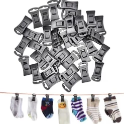 40 st strumpor clips för tvättmaskin och torktumlare, strumpor med strumpor clip direkt i lådan Multi, för torkning och förvaring av parade strumpor | Fyndiq