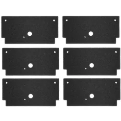 6 st Torktumlare Svampfiltermatta för Bosch 12022801 för Constructa CWK3R200/02 för Siemens WQ33G2C90/01 [BR] Black