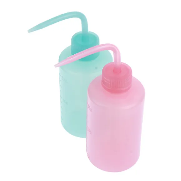 1 ST Tvätta rent Klar Vit Plast Grön Tvål Lab Wash Diffuse Pink