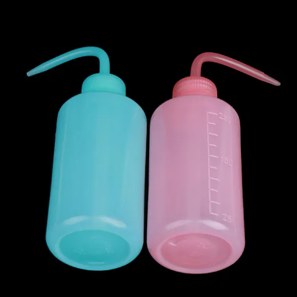 1 ST Tvätta rent Klar Vit Plast Grön Tvål Lab Wash Diffuse Pink