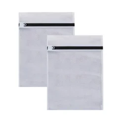 2 st Tvättkassar för underkläder - 30 x 40 cm Vit
