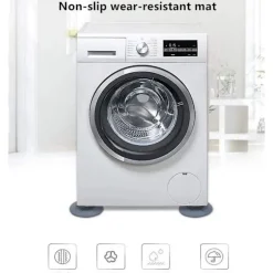 4 st Tvättmaskin Gummistöd Dämpare Stativ Halkskydd