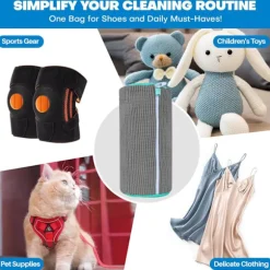 2 st Tvättskopåsar för Tvättmaskin och Torktumlare, Återanvändbar Skopåse för Rengöring-FQ-{hh} yellow