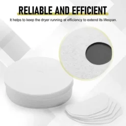 30 st Universal Torktumlare Avgasfilter, Ersättningsfilter för Torktumlare, Kompatibel med för Magic