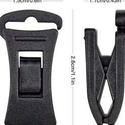 40 strumpor klämmor utan stål, för tvättmaskin och torktumlare, och D